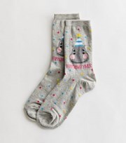 New Look Grey Hippopartymus Socks